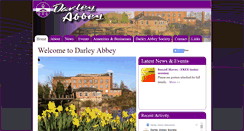 Desktop Screenshot of darleyabbey.com